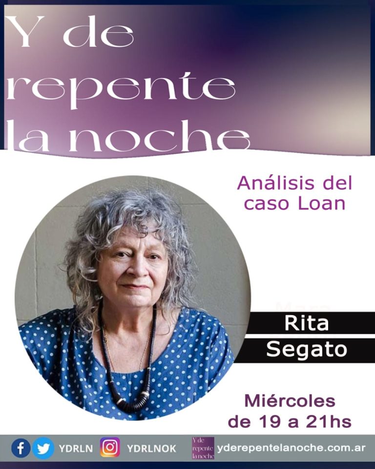 Rita Segato trae preguntas que nadie se formula